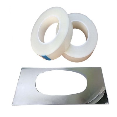 Die cut rough surface stainless steel high adhesion clear polyethylene PE protective film